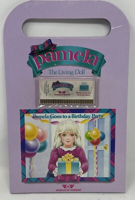 Pamela the Living Doll Goes To A Birthday Party Voice Card And Sticker Book