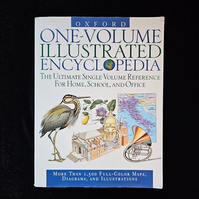 OXFORD ONE-VOLUME ILLUSTRATED ENCYCLOPEDIA - Like New