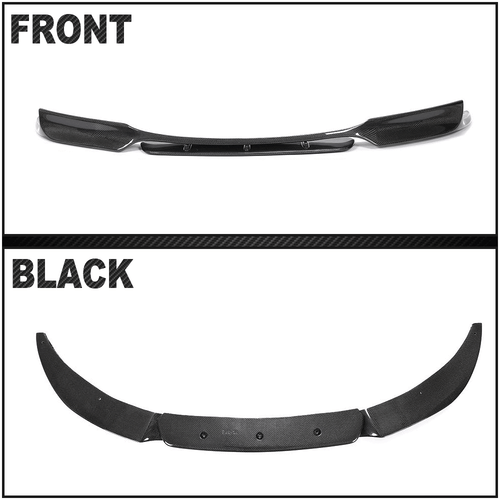 For BMW 5 Series F10 M5 Sedan 2012-16 REAL Carbon Front Bumper Lip Chin Spoiler - Bild 9 von 10