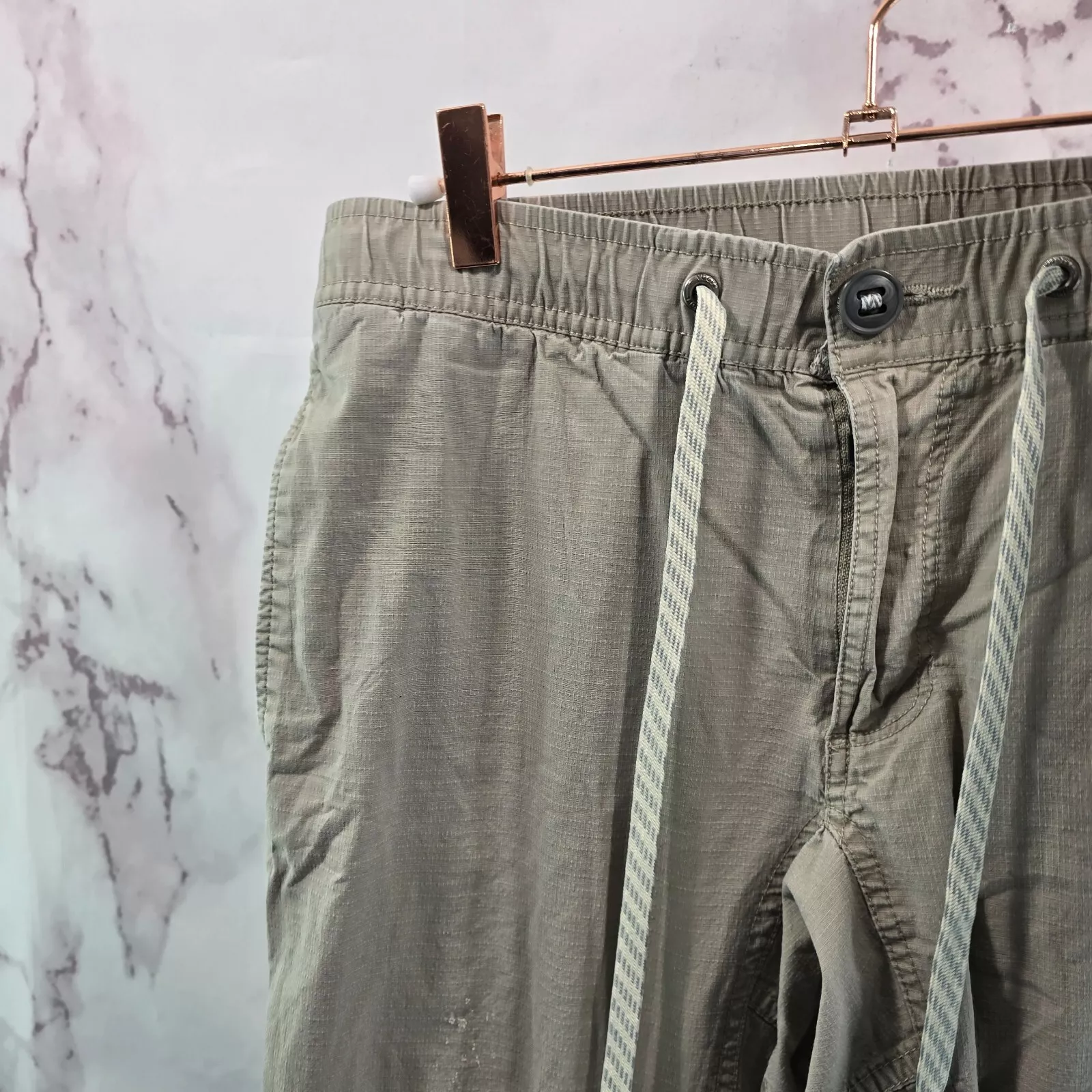 vuori ripstop organic drawstring pull on pants
