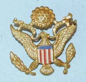 Vintage Military E Pluribus Unum 1 25 Eagle Pin Ebay