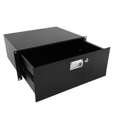 TOP Quality 19 Inch 4U Steel Plate DJ Drawer Equipment Cabinet with Keys ---