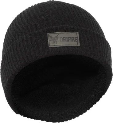 National Safety Apparel DRIFIRE FR Nomex Winter Beanie, Black, One Size