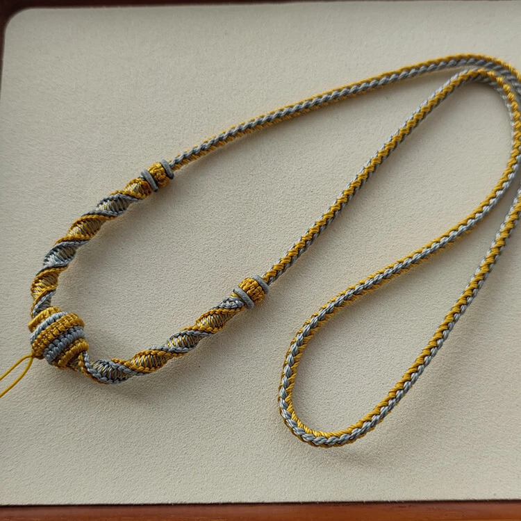 Tejido a Mano 12 Hilos Cuerda Alta Calidad Colgante Collar 09A Foto 3 de 4