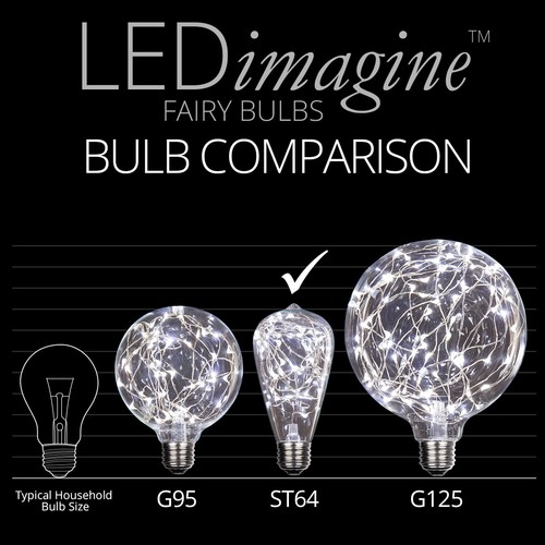 LED Fairy Light Bulb Multiple Color Home Patio Garden Globe Party Lamp Bulbs - Picture 61 of 108