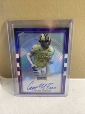 2018 Leaf All-American Bowl AUTO #12/25 Purple CAMERON MCGRONE MICHIGAN Patriots