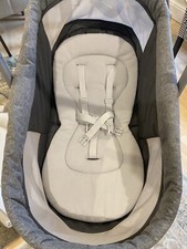 Chicco Baby Hug Air Titanium 4-in-1 Crib + Mattress + 2 Cotton Fitted Sheet