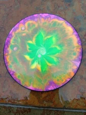 Discraft ESP Zeus Distance Driver 174g Disc Golf  Bottom Stamped Neon color dyed