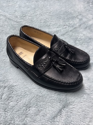 Allen Edmonds Maxfield Tassel Loafers Men’s 10.5 Black Preppy Office Going Out
