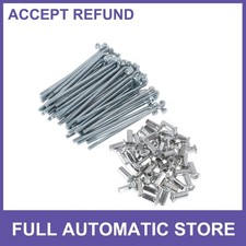 48Set 10G Bicycle Spokes 75mm Bike Wheel Spokes Carbon Steel Galvanized