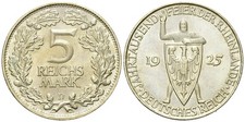 Weimarer Republik - 5 Reichsmark 1925 D - J.322
