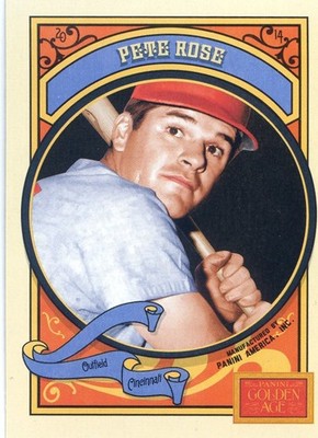 2014 Panini Golden Age Base #86 Pete Rose - Cincinnati Reds