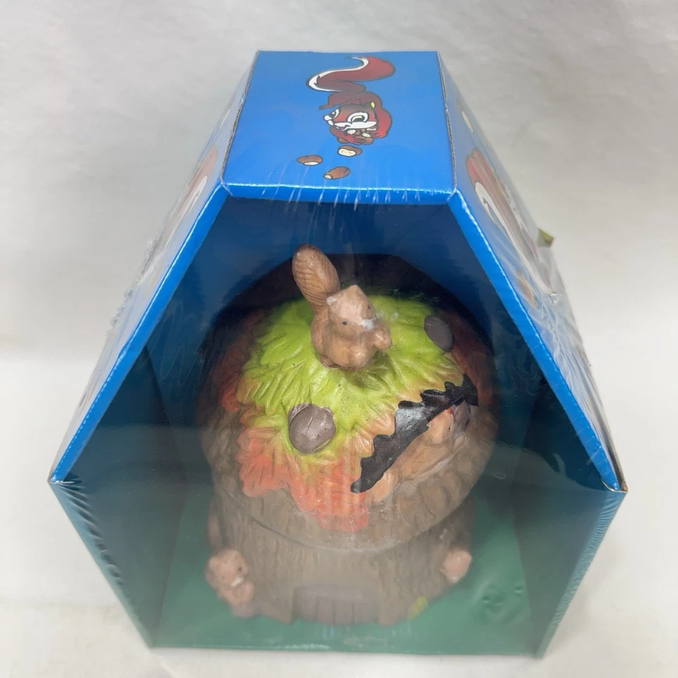 Vintage Ceramic Squirrel Nut Candy Jar Tree House Cottage Core Sealed NOS - Image 2 of 4