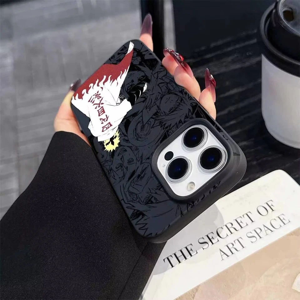 Funda Anime Akatsuki Nubes y Kurama iPhone Foto 4 de 4