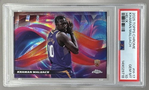 2025 Topps Chrome Khaman Maluach Base (PSA 10)