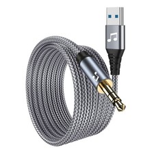 USB 2.0 to 3.5mm Stereo Adapter Cable