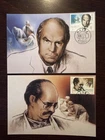 CHINA PRC FDC MAX. CARDS 1990 YEAR DOCTOR BETHUNE SURGERY HEALTH MEDICINE STAMPS
