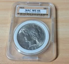 New Listing1923 Philadelphia Peace Silver MS 66 War To End All Wars