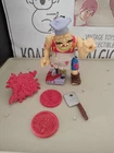 Vintage TMNT Ninja Turtles Figure Pizza Face 1990 COMPLETE