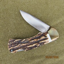 RARE MINT PUMA GERMANY 745 4 STAR STAG FOLDING LOCKBACK POCKET KNIFE