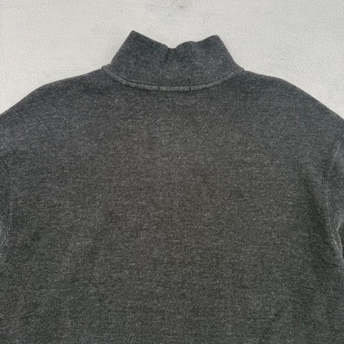 Polo Ralph Lauren Men's Charcoal Heather Quarter Zip Pullover Sweater XXL - Afbeelding 11 van 15