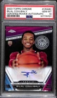 2023-24 Topps Chrome Rookie Autographs CRABC Bilal Coulibaly RC Auto PSA 10 GEM