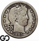 1905-S Barber Quarter