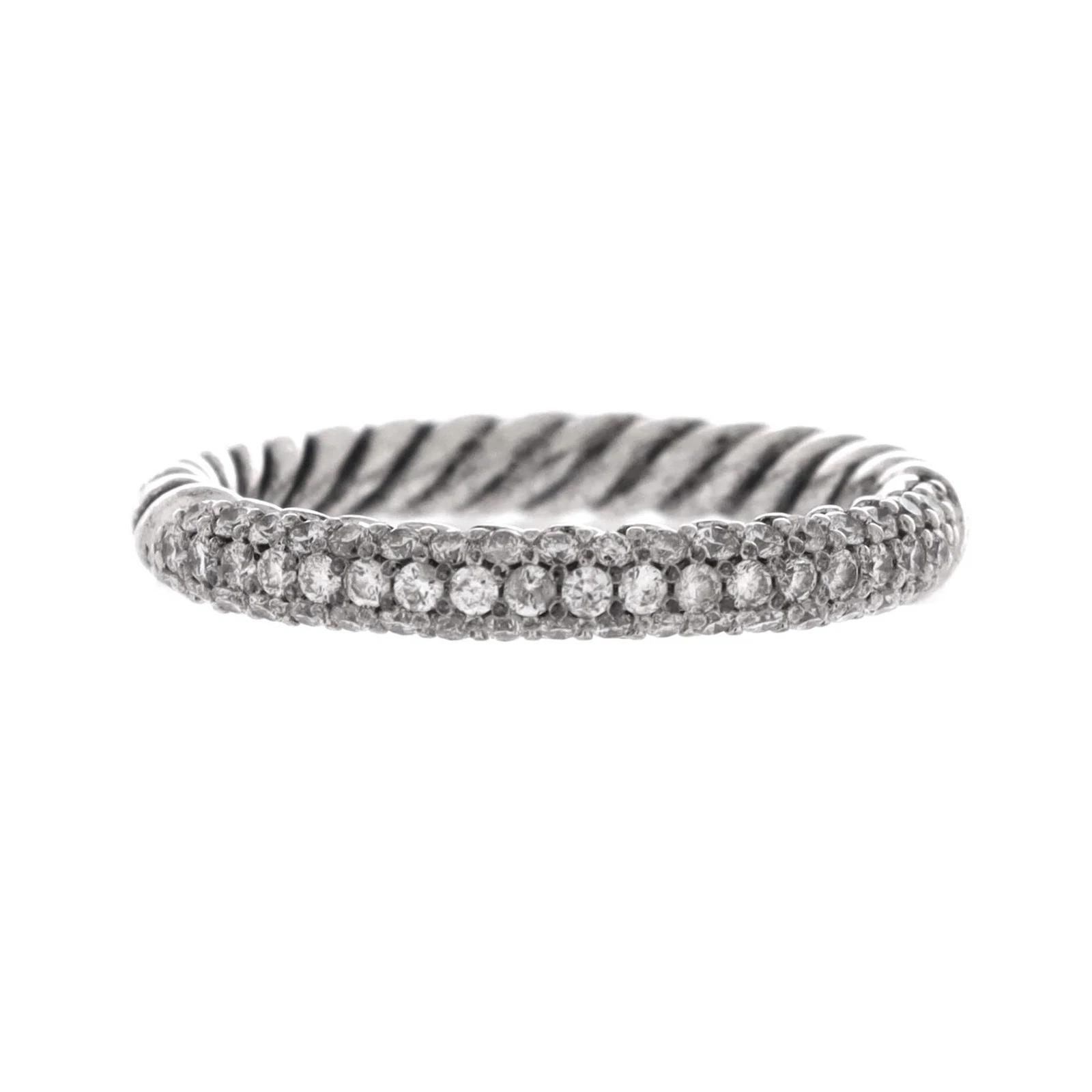 David Yurman Petite Pave Stack Ring Sterling Silver with Pave Diamonds 3mm Review