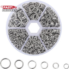 304 Stainless Steel Jump Rings for Jewelry Making Supplies Open Jump Rings 4/5/6