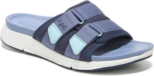 Ryka Tribute Slides Recovery Sandals Slip-On Insignia Blue Size 7 NEW
