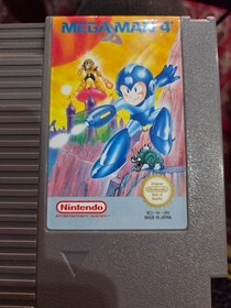 Nintendo NES Mega Man 4 CIB &ndash; Complete in Box &ndash; Capcom &ndash; PAL UKV &ndash;Very Good Rare