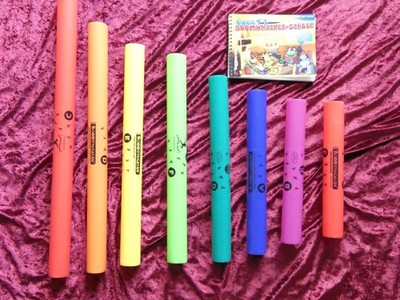 Boomwhacker Grundset mit Buch Boomwhacker - Schule  guter Zustand 