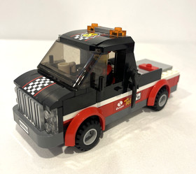 LEGO CITY RACING BIKE TRANSPORTER 60084 PARTIALLY COMPLETE SET W/ DRIVERS 2015