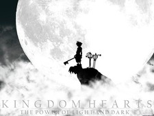 Anime keyblade moon kingdom hearts video Custom Gaming Mat Desk