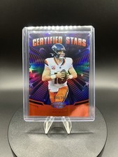 2025 Panini Certified Stars Bo Nix Mirror Orange #CST-BNX /149 Denver Broncos