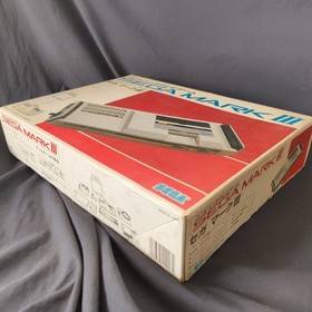 SEGA MARK 3 III CONSOLE (Sega Master System) ,w/Pad, PSU, Box, Working, Japan