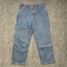 Cortech DSX Motorcycle Jeans Protective Gear Double Knee Blue Denim Men's 34x30