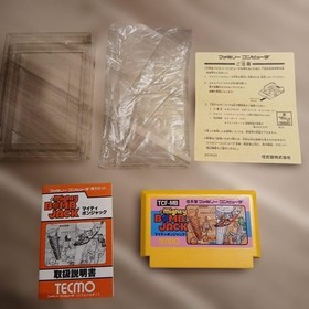 Famicom Mighty Bomb Jack Near Mint Cartridge Box Manual