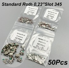 Dental Ortho Brackets Braces Metal Standard Roth 0.22''Slot 345 Hooks in bulk