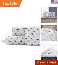 Anti-Pilling Full Size Flannel Sheets - Soft, Warm, and Machine Washable Comfort