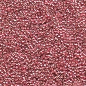 Miyuki Delica Size 11 DB0420 Galvanized Pink 5g Tube