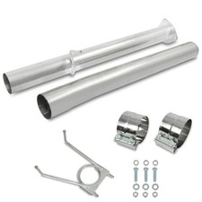 4 Exhaust Muffler Pipe Kit For Dodge Ram 2500 3500 6.7l Cummins 13-17 Stainless