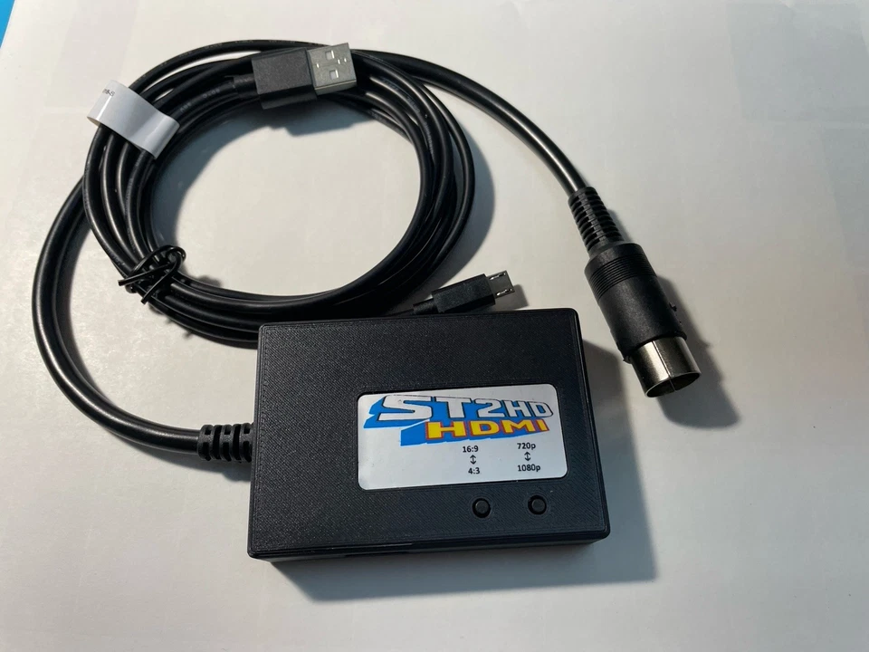Atari ST - HDMI Adapter + Upscaler - 520 1040 ST STFM STE - ST2HDMI