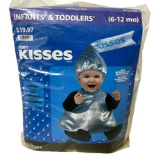 Hershey's Kisses Baby Infant Costume Tunic Hat 2-Pc Set Size 6-12 Months Hershey
