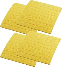 Weller TC205 ( PACK OF 4) Solder Tip Cleaning Sponge with Slits, Yellow 