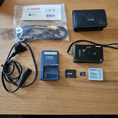 Digitalkamera Canon IXUS 100 IS Schwarz Zustand Ok Getestet Kamera Foto Kam Bild