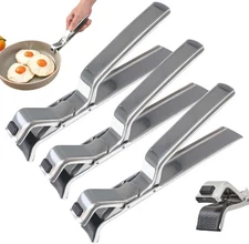 2025 Upgrade~ Hot Plate Gripper Tongs, Anti-Scald Stainless Steel Bowl/Pot Clip