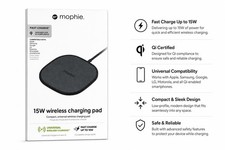 Mophie 15W Qi Wireless Charging Base for Qi Enabled Smart Phones - (UK Version)