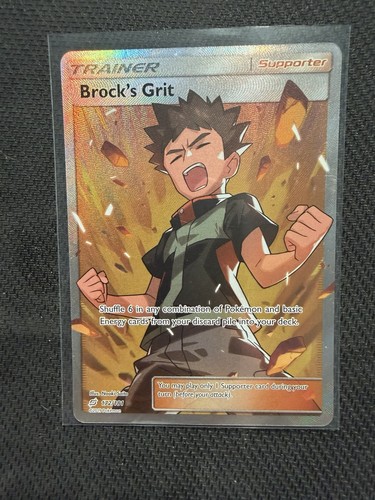 Brock's Grit (Full Art) SM9 Holofoil 172/181 SM - Team Up NM