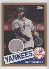 2020 Topps 1985 Baseball Relics Series 2 Gold 10/50 Gary Sanchez #85TR-GS 13iq